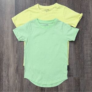 Lenox James Citrus and Pistachio Short Sleeve Kids Tee Duo